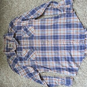 Ely Cattleman Plaid Long Sleeve Pearl Snap Shirt